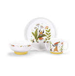 Set Vaisselle Porcelaine Trois Petits Lapins Blanc