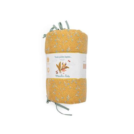 Tour de Lit Trois Petits Lapins Ocre 180x33 cm MOULIN ROTY - 4