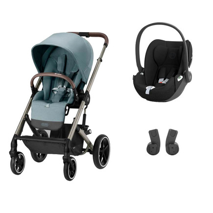 Poussette DUO Balios S Lux TPE Sky Blue Cloud T Sepia Black CYBEX