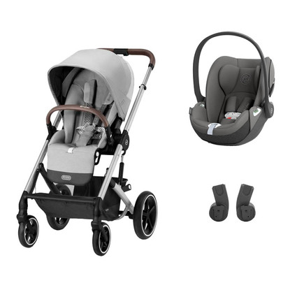 Poussette DUO Balios S Lux SLV Lava Grey Cloud T Mirage Grey CYBEX