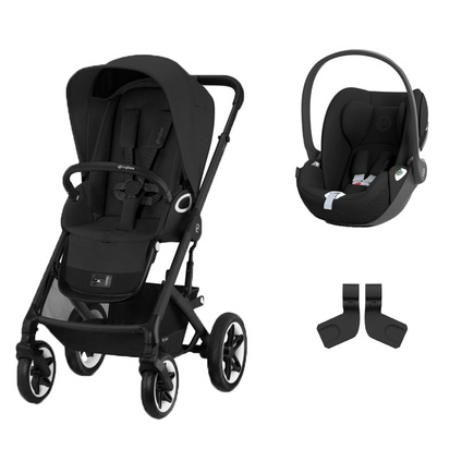 Poussette DUO TALOS S LUX BLK Moon Black Cloud T I-Size Sepia Black CYBEX