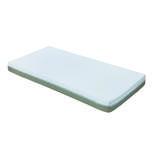 Matelas Aloé Vera Déhoussable 70x140x10 cm Blanc/Vert Olive