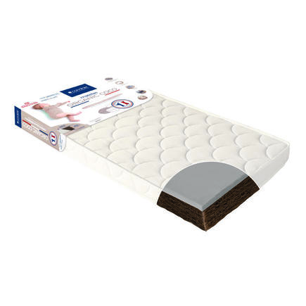 Matelas Organic Coco 60x120x11cm Écru CANDIDE - 5