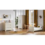 Chambre TRIO Lit 70x140 cm + Commode Armoire OVA Gris/Beige