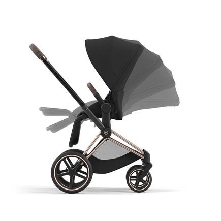 Poussette e-PRIAM Matt Black Sepia Black 2023 CYBEX - 3