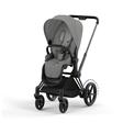 Poussette e-PRIAM Matt Black Mirage Grey 2023 CYBEX