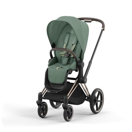 Poussette e-PRIAM Matt Black Leaf Green 2023 CYBEX - 4