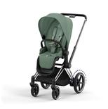 Poussette e-PRIAM Chrome Black Leaf Green 2023