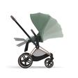 Poussette e-PRIAM Matt Black Leaf Green 2023 CYBEX - 5