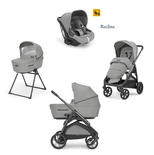 Poussette TRIO System Quattro Aptica Darwin Recline Satin Grey