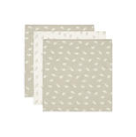 Lot de 3 langes gaze de coton small Twig Olive Green