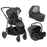 Poussette TRIO Versatrax + I-Snug 2 + Nacelle Ramble XL Shale