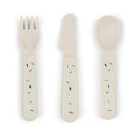 Foodie Couverts Set de 3 Confetti Sable