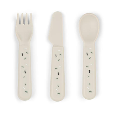 Foodie Couverts Set de 3 Confetti Sable DONE BY DEER