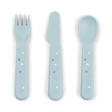 Foodie Couverts Set de 3 Happy Dots Bleu DONE BY DEER