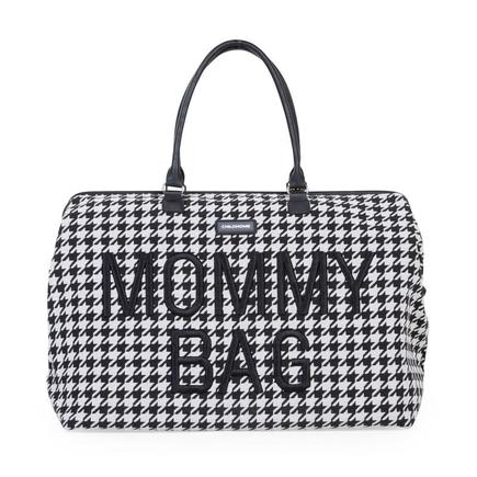 Sac à Langer Mommy Bag Pied de poule Noir CHILDHOME - 2