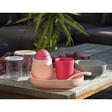 Set vaisselle silicone 4 pièces Rose BEABA - 4