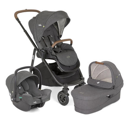 Poussette TRIO Versatrax + I-Snug 2 Cycle + Nacelle Ramble XL Shell Gray JOIE