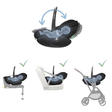 Poussette TRIO Leona 2 Pebble 360 PRO 2 Oria Black MAXI COSI - 3