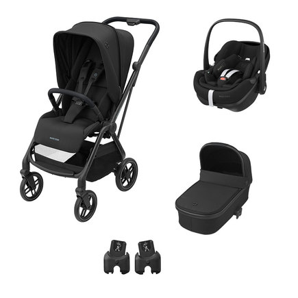 Poussette TRIO Leona 2 Pebble 360 PRO 2 Oria Black MAXI COSI