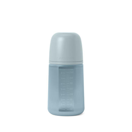 Biberon silicone 240mL Bleu SUAVINEX