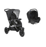 Poussette Duo Activ3 Jet Black + Siège -auto KORY I-size