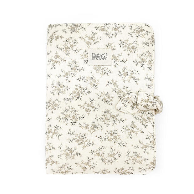 Protège carnet de santé knot Ivory BABYSHOWER