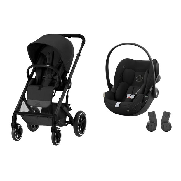 Poussette DUO BALIOS S Lux BLK  + Cloud G Moon Black CYBEX