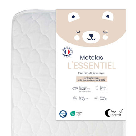 Matelas pour lit 70x140 L'ESSENTIEL FEE MOI DORMIR - 7