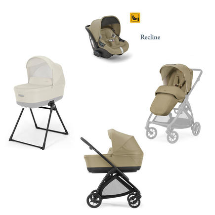 Poussette TRIO System Quattro Electa Darwin Recline Dumbo Caramel INGLESINA - 2