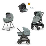 Poussette TRIO System Quattro Aptica XT Darwin Recline Igloo grey