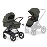 Poussette TRIO Walk N Care AIR Set Dark Olive Drive N Care + Base isofix Black