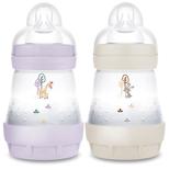 Lot de 2 biberons anti colique 160mL 0-6 mois Planet Love - Lilas