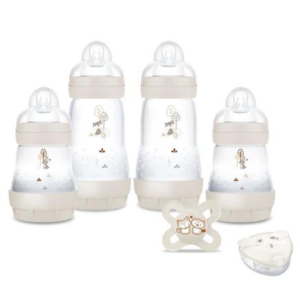 Coffret de naissance biberons Planet Love 0-6 mois - Sable MAM