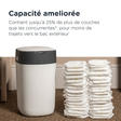 Pack poubelle à couches Twist & Click Blanc + 4 recharges TOMMEE TIPPEE - 3