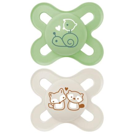 Lot de 2 sucettes Original naissance 0-2 mois Planet Love - Coloris aléatoire MAM - 2