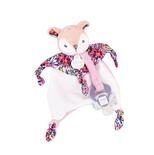 Doudou attache sucette Boh'aime Faon - Rose