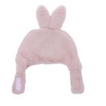 Bonnet lapin fausse fourrure angora pétale 6/12 mois