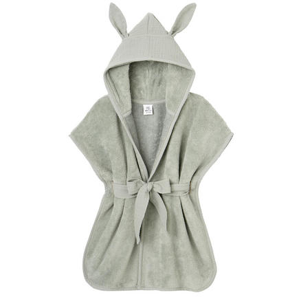 Peignoir bambou et gaze de coton Vert de gris BB&CO