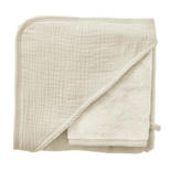 Cape de bain + gant bambou & gaze mousse de lait 70 x 70 cm