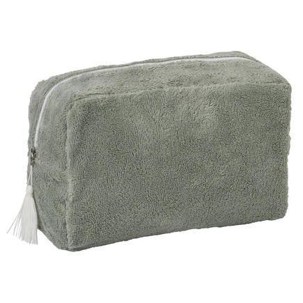 Trousse de toilette en bambou vert de gris BB&CO