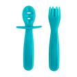 Lot de 2 couverts d'apprentissage - Bleu TIGEX