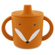 Tasse d'apprentissage en silicone Mr. Fox - Orange TRIXIE