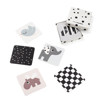 Lot de 10 cartes aux motifs contrastés Elphee - Multicolore DONE BY DEER