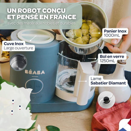 Babycook Néo Robot Cuiseur Bébé 6 en 1 Gris Minéral BEABA - 6