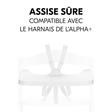 Tablette pour chaise haute Alpha+ - Blanc HAUCK - 10