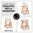 Chaise haute Beta+ avec accessoires - Bois HAUCK - 10