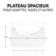 Tablette Click Tray pour chaise haute Alpha+ - Blanc HAUCK - 3