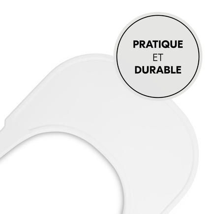 Tablette Click Tray pour chaise haute Alpha+ - Blanc HAUCK - 19