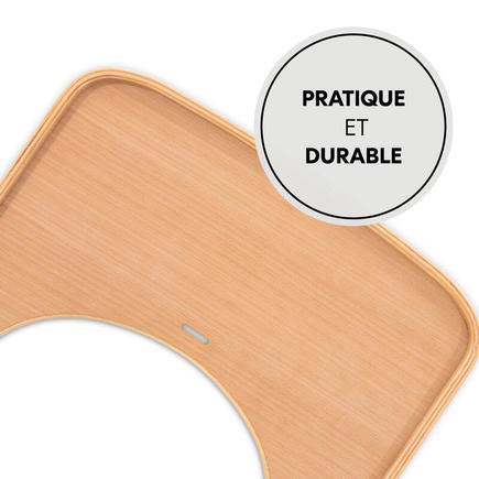 Tablette pour chaise haute Alpha+ - Bois HAUCK